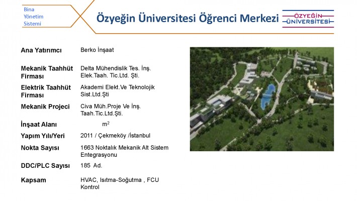 Özyeğin Üniversitesi Öğrenci Merkezi